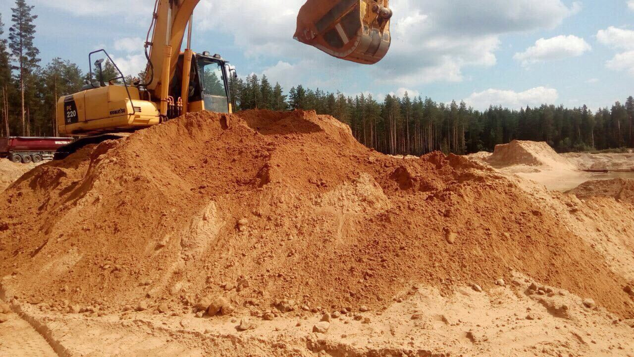 Доставка песка строительного в Климовск